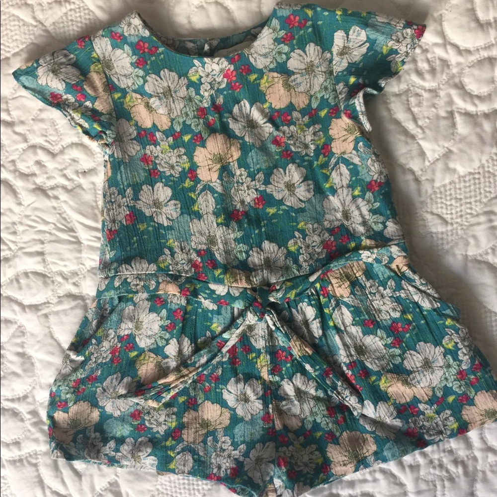 Zara green jumpsuit